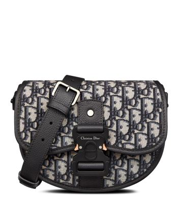 Christian Dior Gallop Messenger Bag Dark Blue