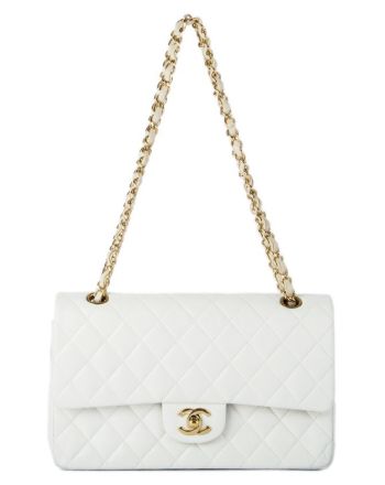 Chanel Women's Classic Flap Bag A01112 White